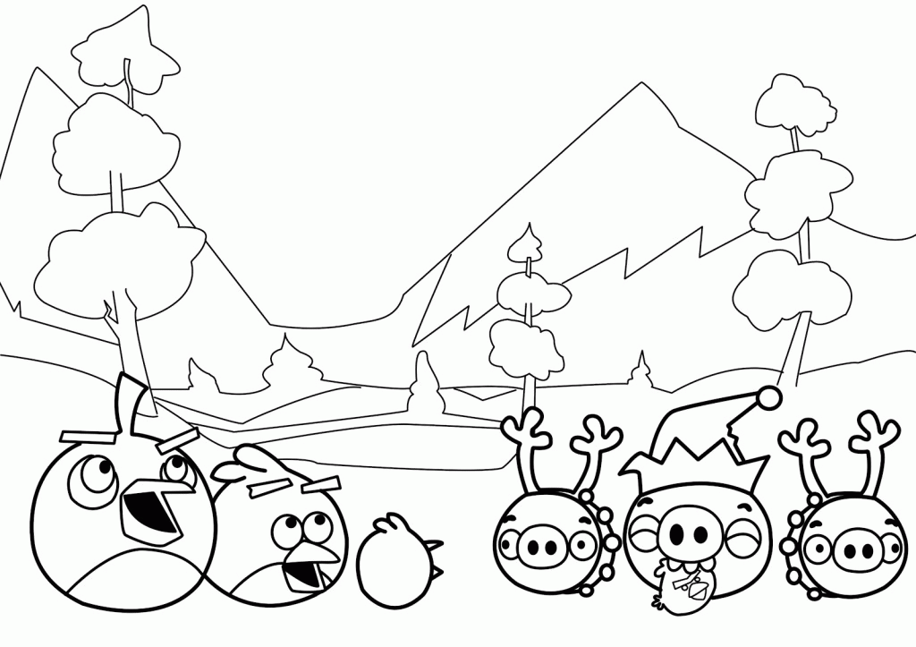 Angry Birds Coloring Pages Free to Print For Kids | Coloring Pages 
