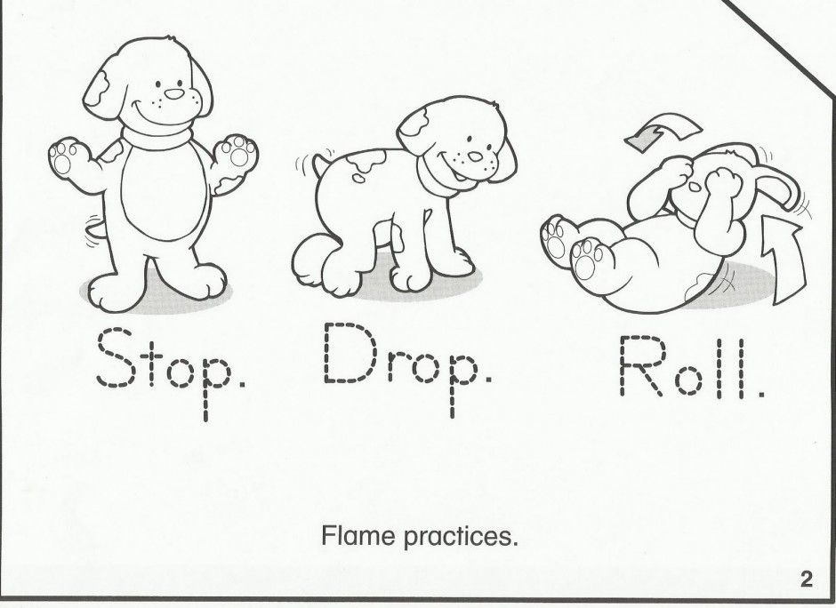 Fire Prevention Coloring Pages Safety Pictures Colouring Pages 