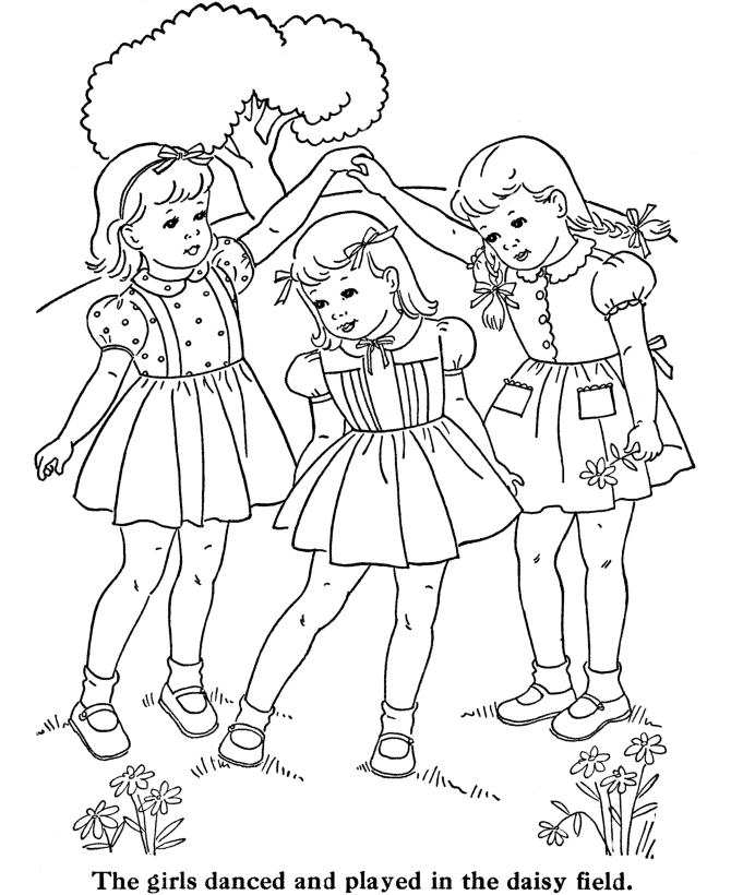 Search Results » Coloring Page Girls