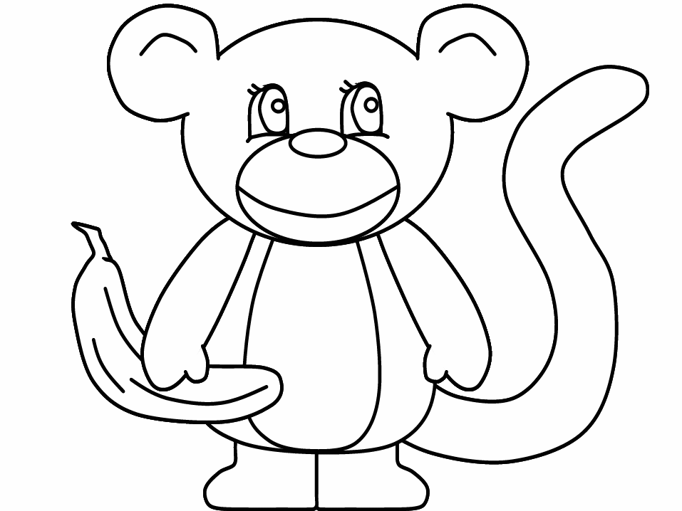 Monkey Coloring Pages | Disney Coloring Pages
