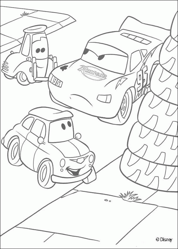 Disney Cars Coloring Pages | Movie Night