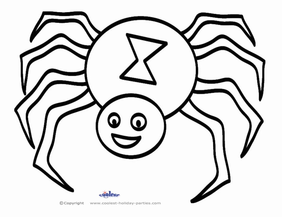 Spider Printable Coloring Pages Spider Printable Coloring Pages 