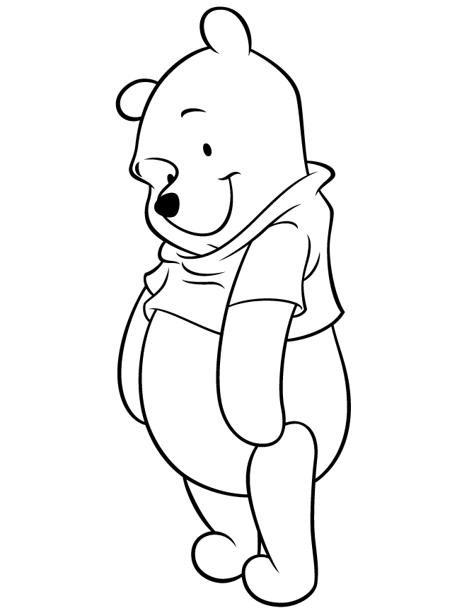 Disneys Pooh Bear And Piglet Ice Skating 2 Coloring Page | Free 