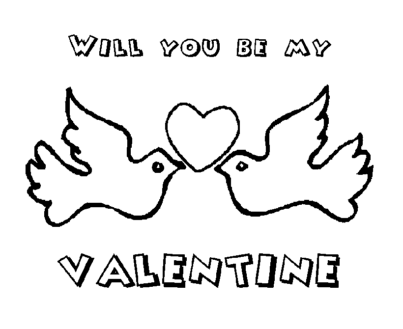 Valentines Day Coloring Pages Free Printable | Printable Coloring 