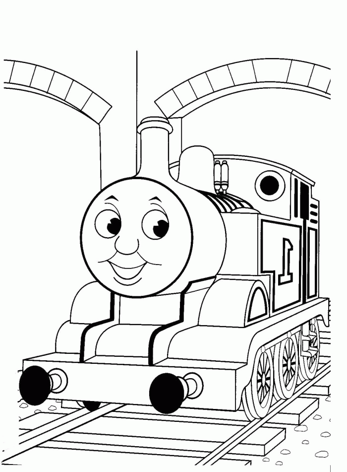Thomas The Train Meet Someone Coloring Pages - Thomas And Friends 