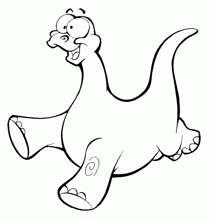 Dinosaur Coloring Pages Print 2