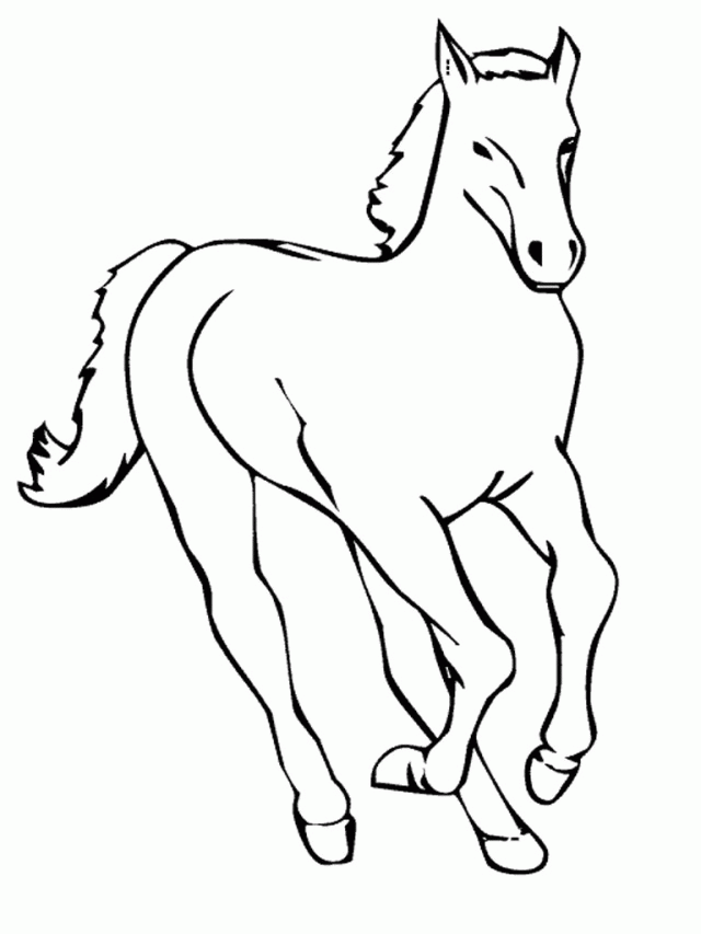 Printing Coloring Pages Of Horse Best Res | ViolasGallery.