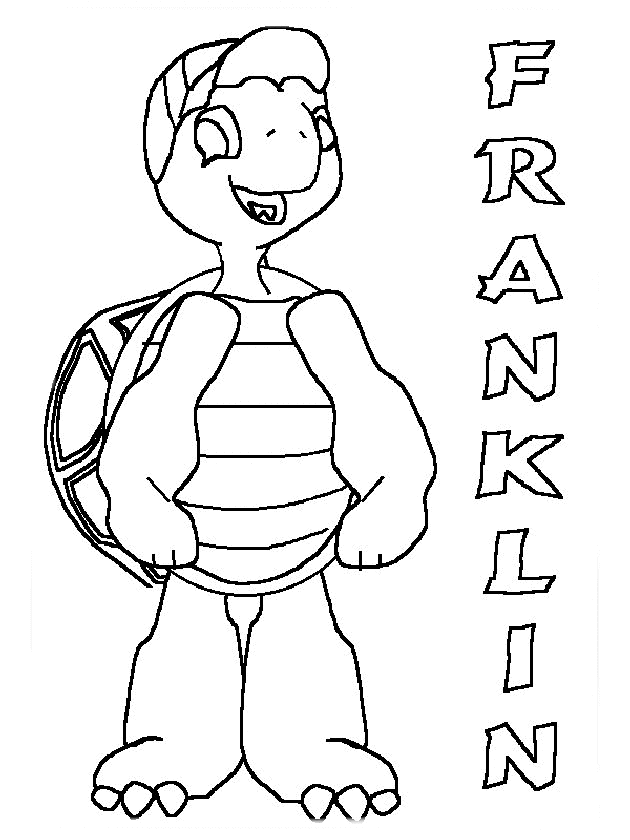 Coloring Page - Franklin coloring pages 5