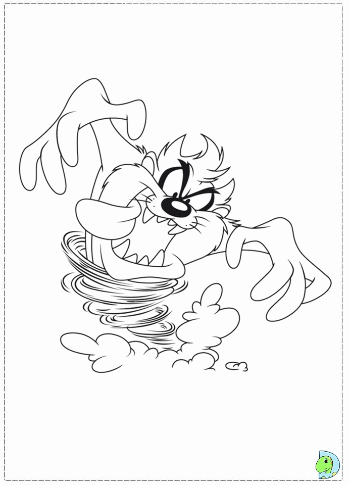 Taz Coloring page