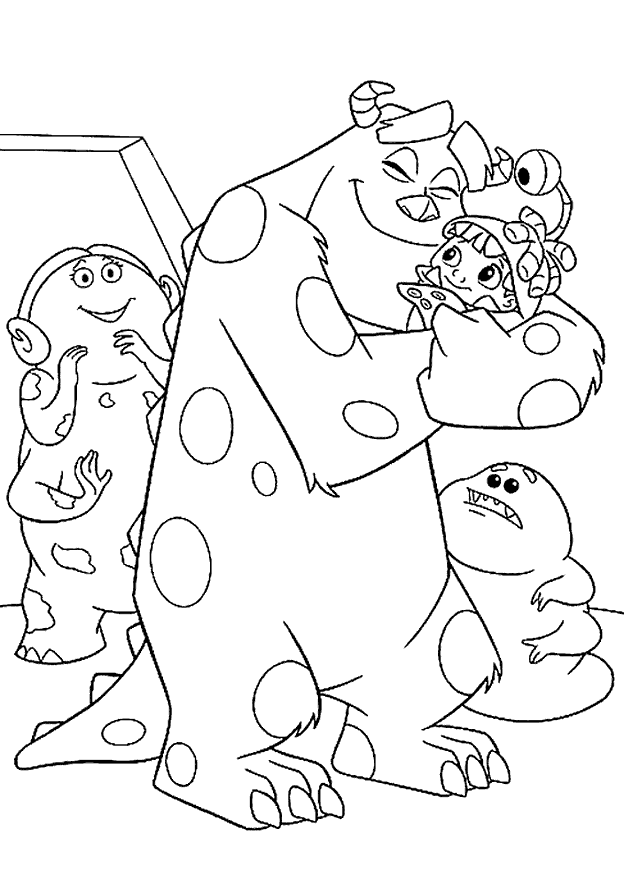 Coloring Pages monsters inc | download free printable coloring pages