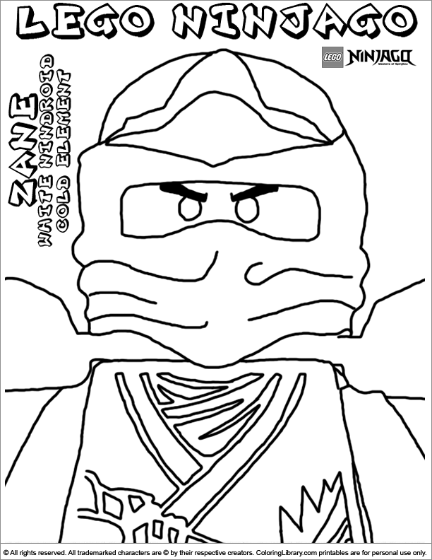 Ninjago coloring picture