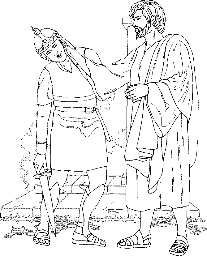 Jesus Heals On The Sabbath Coloring Page