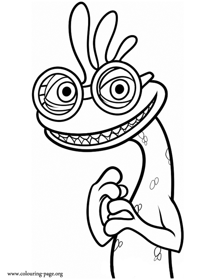 Monsters University - Randy Boggs coloring page