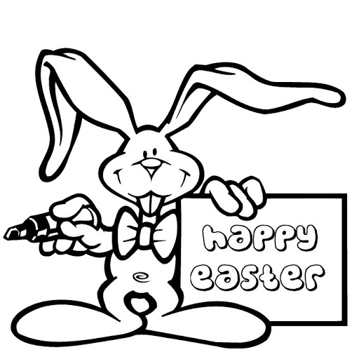 Kids Coloring Happy Easter Of Bunny Coloring Pages Easter Coloring 