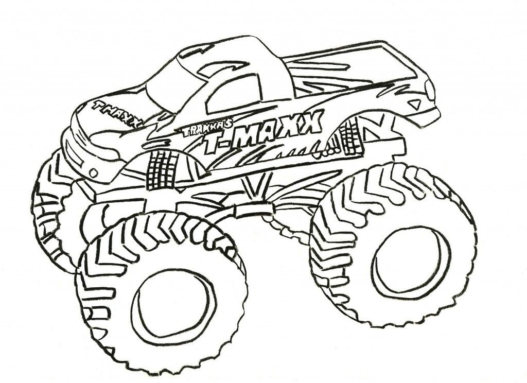 20 BIG Monster Truck Coloring Pages For Kids | COLORING WS