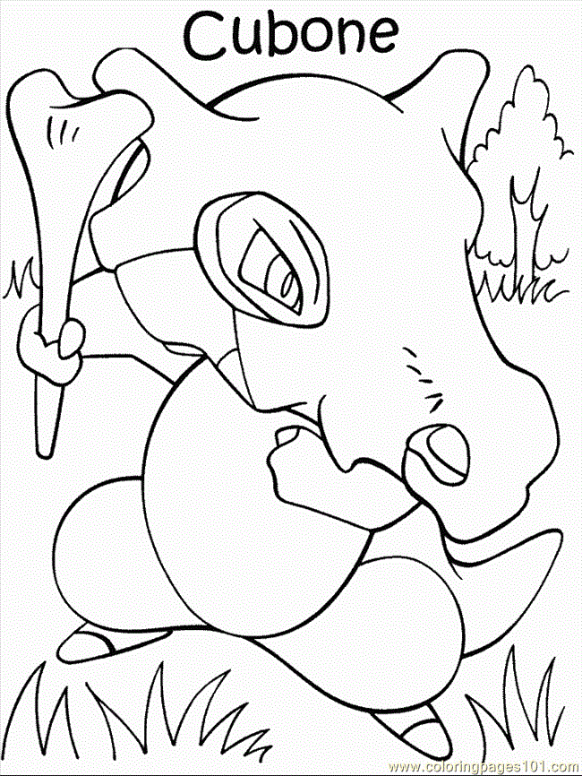 Coloring Pages Ground Pokemon (Cartoons > Ground Pokemon) - free 