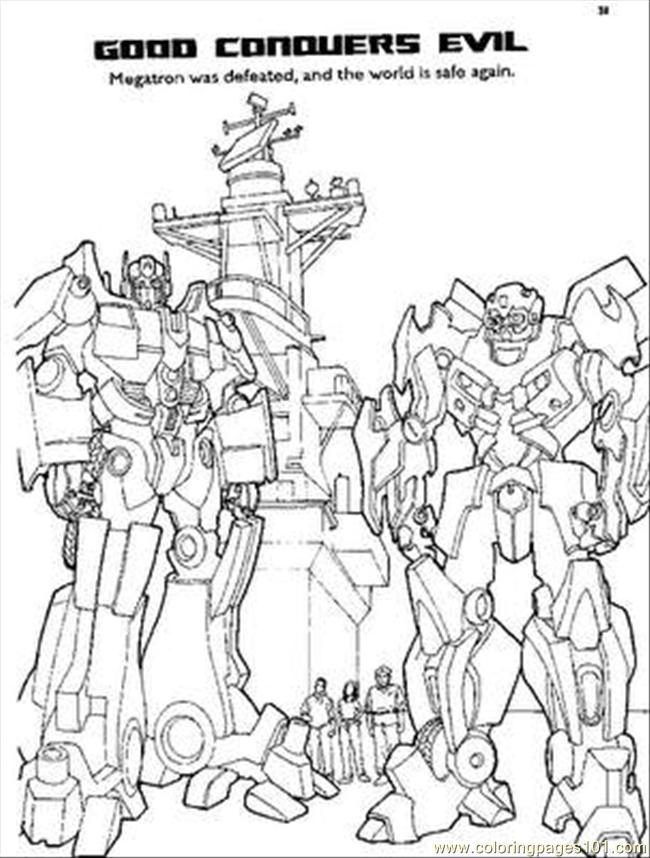 Coloring Pages Transformer6 (Cartoons > Transformers) - free 