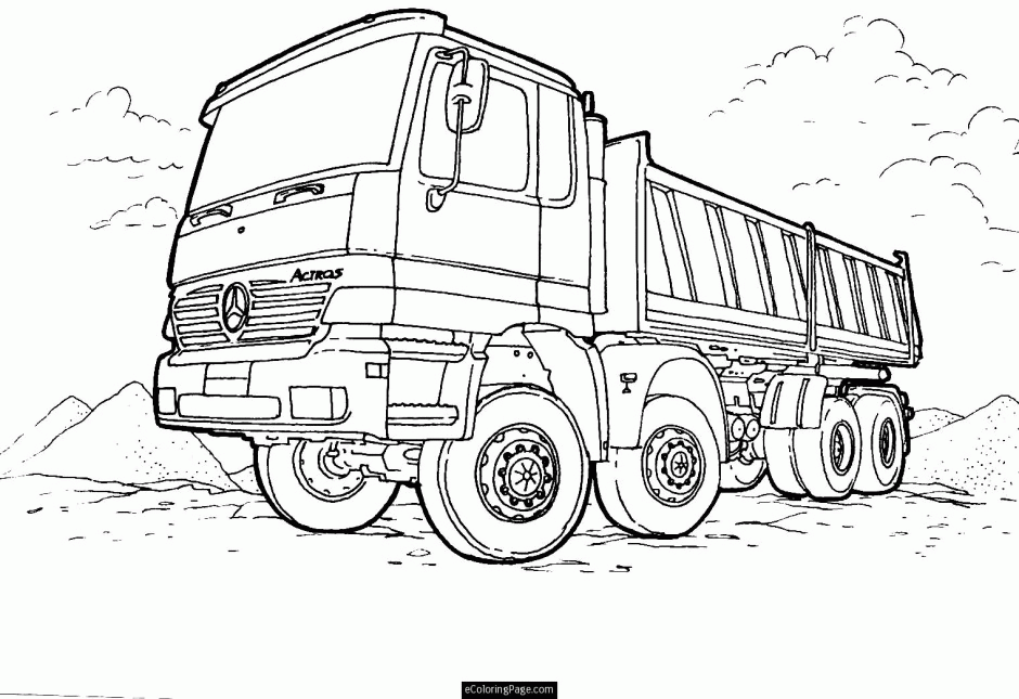 Semi Truck Coloring Page Super 104732 Super Why Printable Coloring 