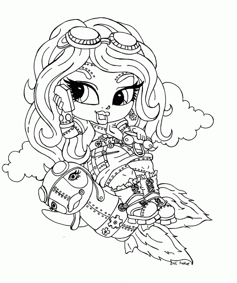 Monster High : Monster High Toralei Who Was A Kids Coloring Pages 