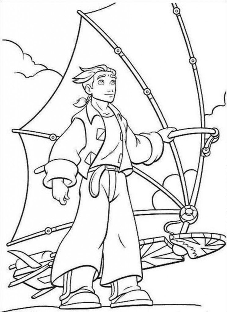 Funny: Free Printable Treasure Planet Coloring Pages Picture 