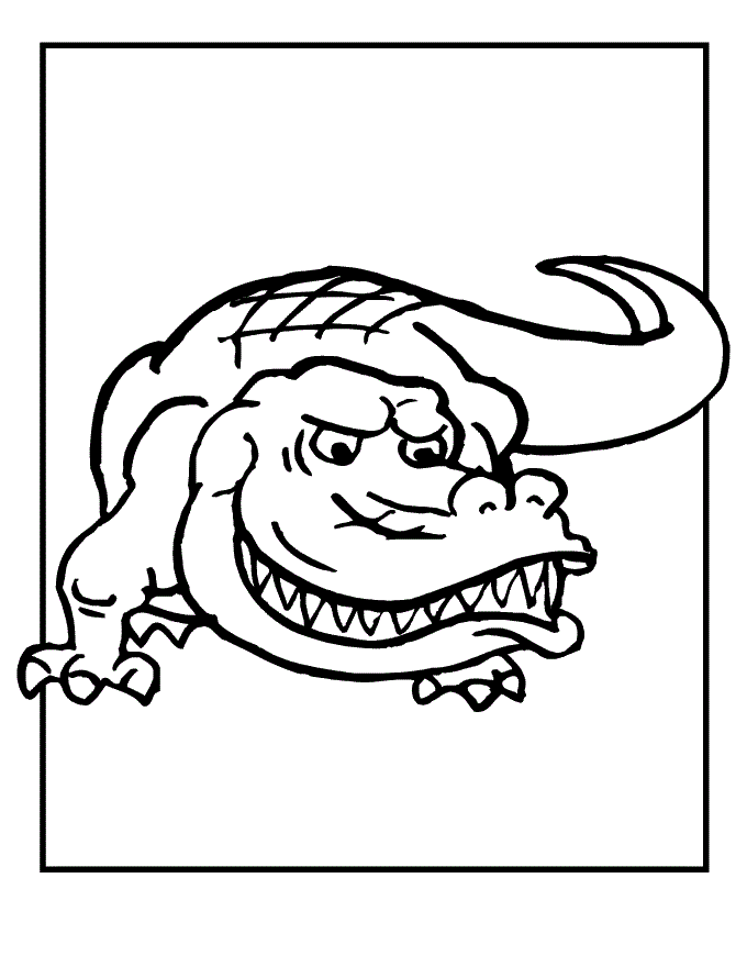 gator head Colouring Pages (page 3)