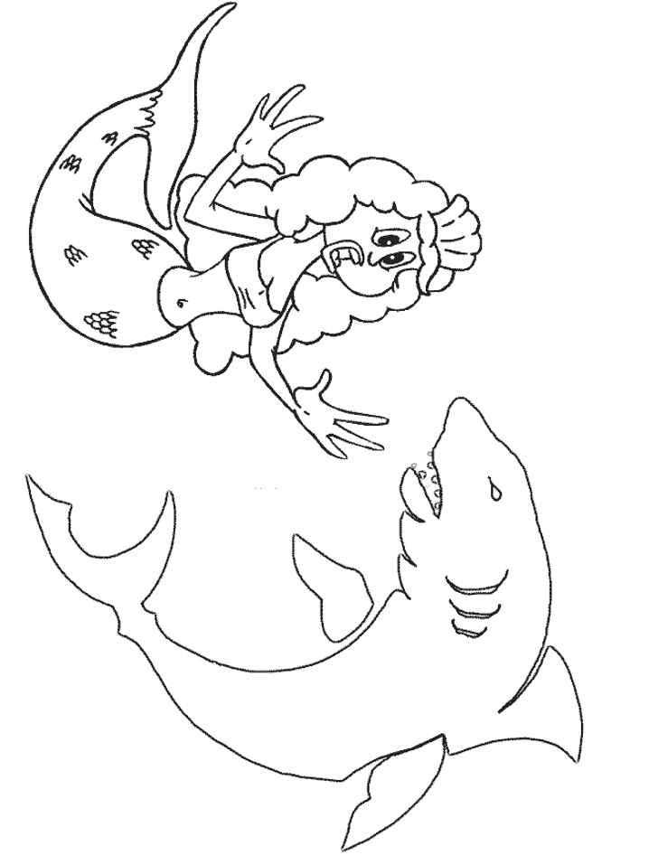 Coloring Pages Of Mermaids And Dolphins | Animal Coloring Pages 