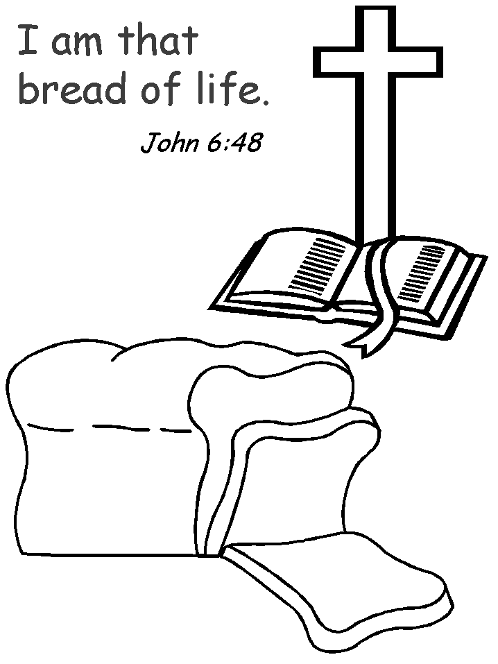 Jesus Breadoflife Bible Coloring Pages & Coloring Book