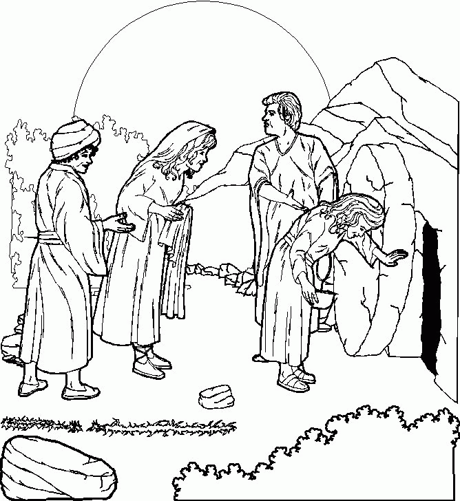 Resurrection Coloring Pages | Coloring Page