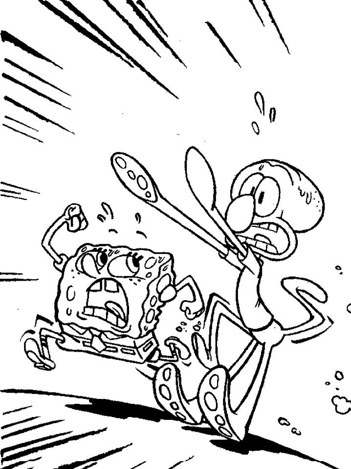 Pin Baby Spongebob Coloring Pages Tattoo Page 13