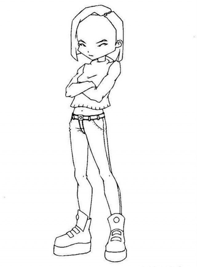 Print Or Download Code Lyoko Free Printable Coloring Pages No 15 