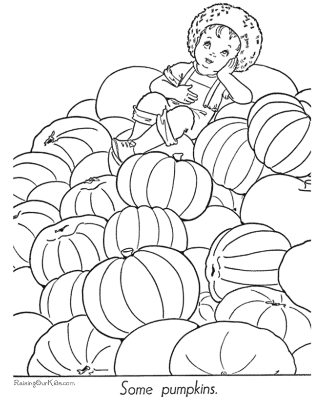 Halloween pumpkin coloring pages Pumpkin Color Sheet | Kids 