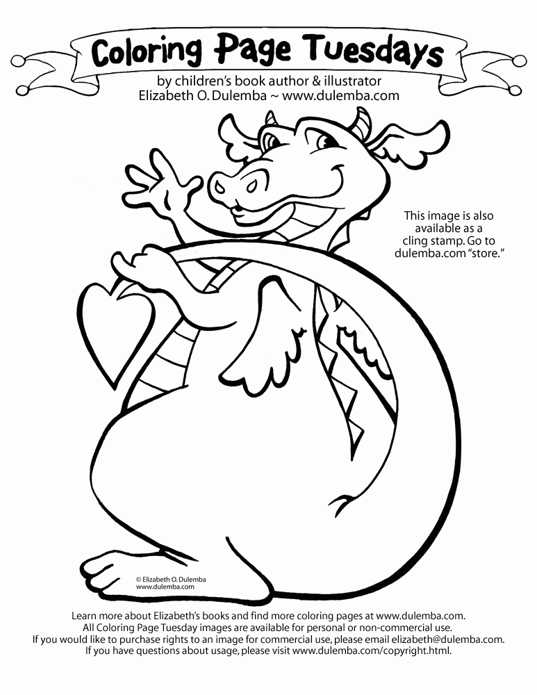 Coloring Pages Of Dragons | Best Coloring Pages