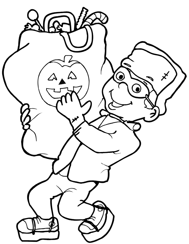 Halloween Coloring Pages To Paint | Free Printable Coloring Pages