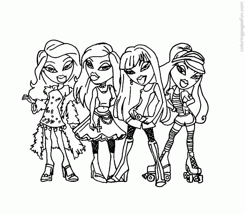 Bratz Coloring Pages 27 | Free Printable Coloring Pages 