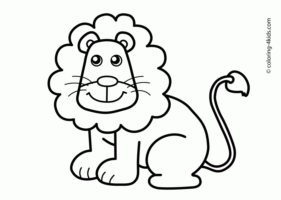 Printable Coloring Area Lion Coloring Pages Coloring Page Lion 