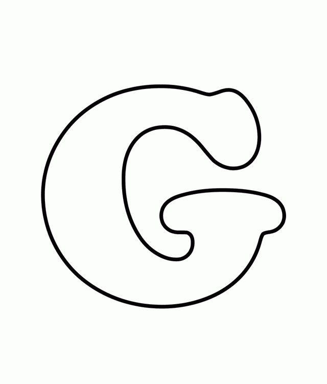 Download Small Letter G Coloring Pages Or Print Small Letter G 