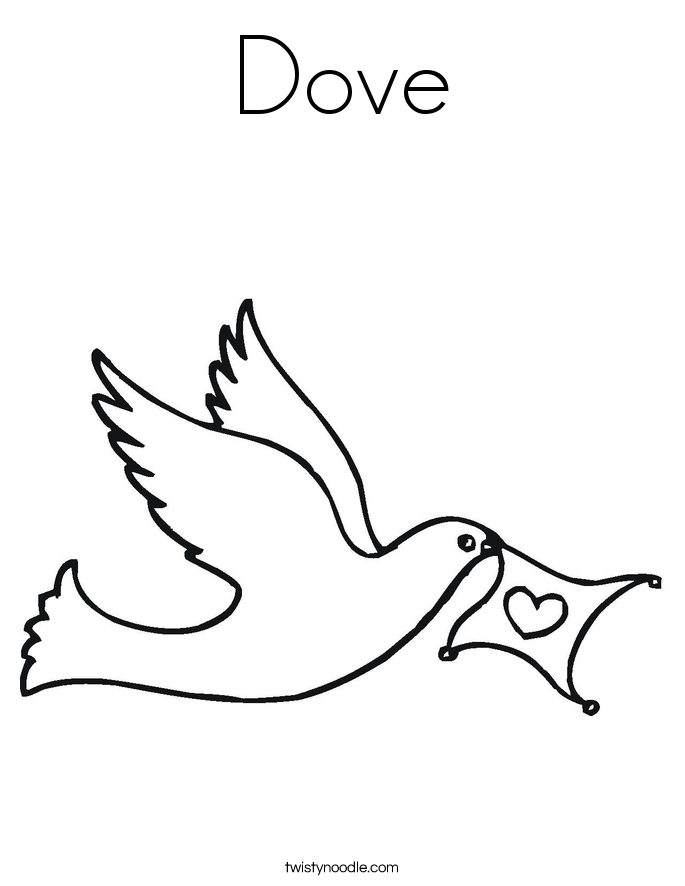pics of doves Colouring Pages