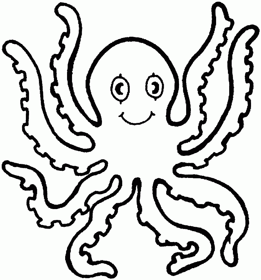 Octopus Coloring Page | Coloring Pages