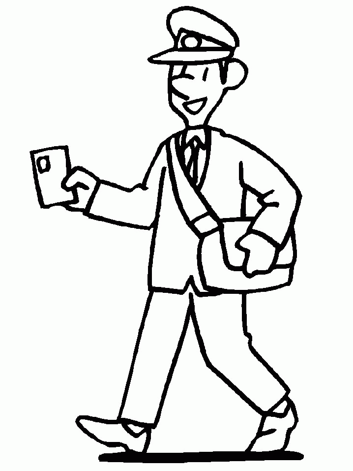 Print Postman 2 Coloring Pages Com Images 1: Postman 2