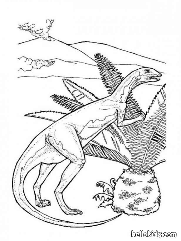 Other prehistoric animal coloring pages - Dinosaurs with eggs