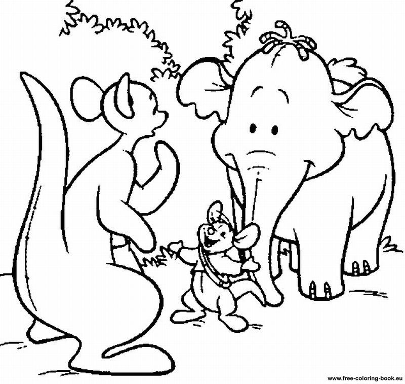 pooh gopher Colouring Pages