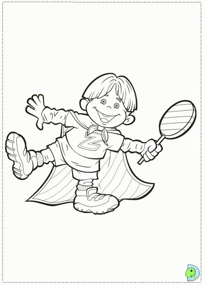 Lazy Town Coloring page