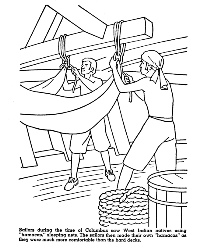 BlueBonkers: Christopher Columbus Day Coloring sheets - Columbus 