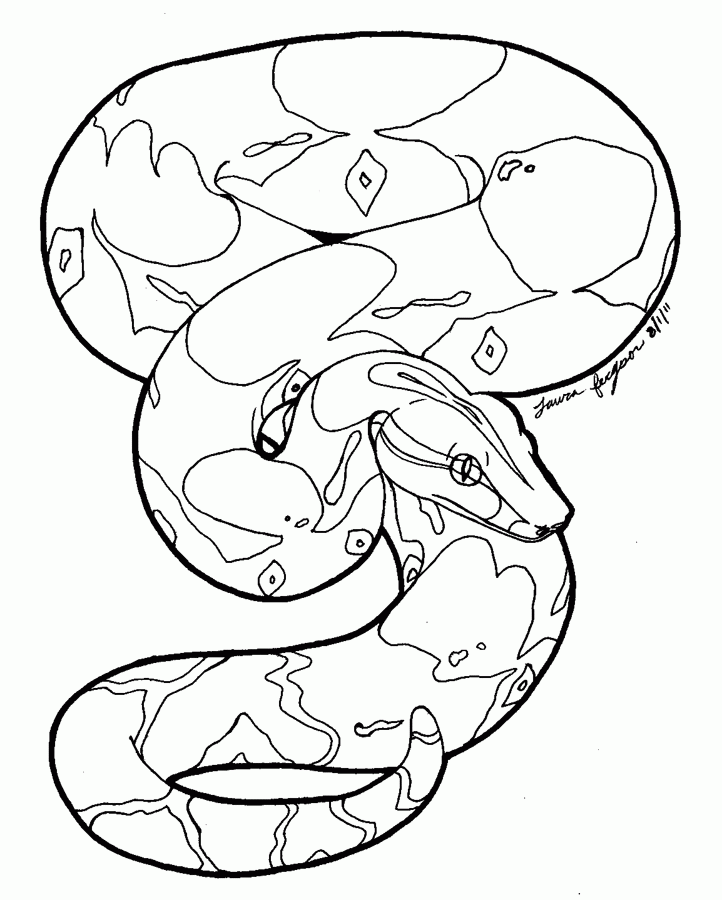 Snake Line Art 5 by mrinx