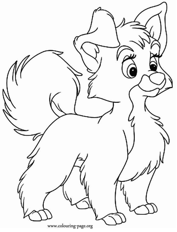 coloring-pages-dogs-378 | COLORING WS