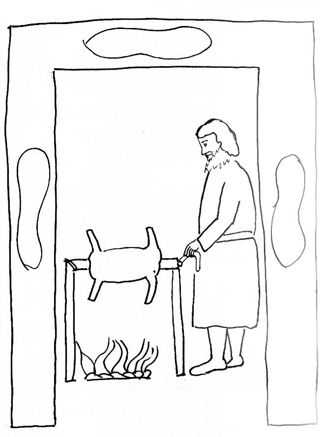 passover lamb Colouring Pages