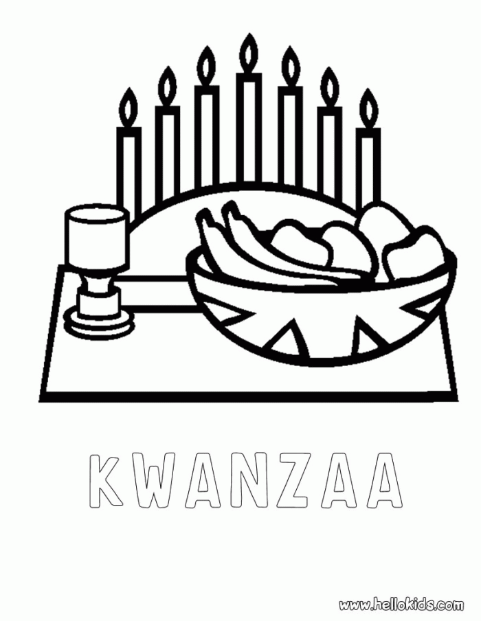 Kwanzaa Coloring Page For Kids