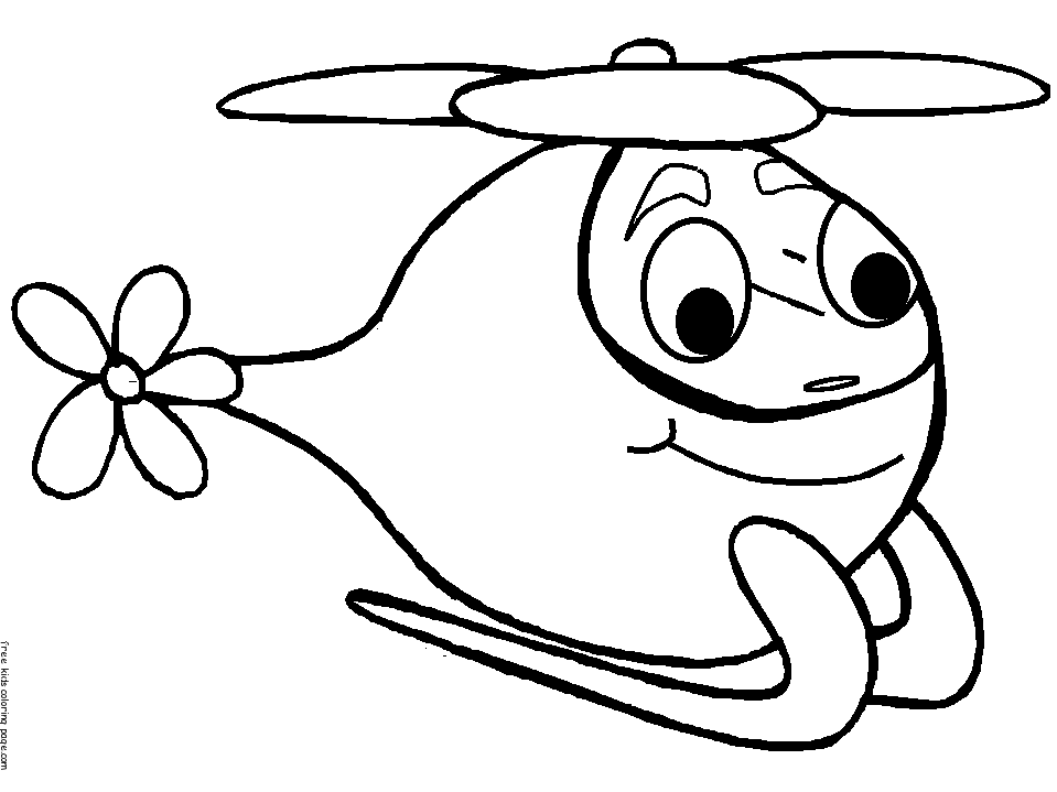 printable helicopter colouring pictures for kids - Free Printable 