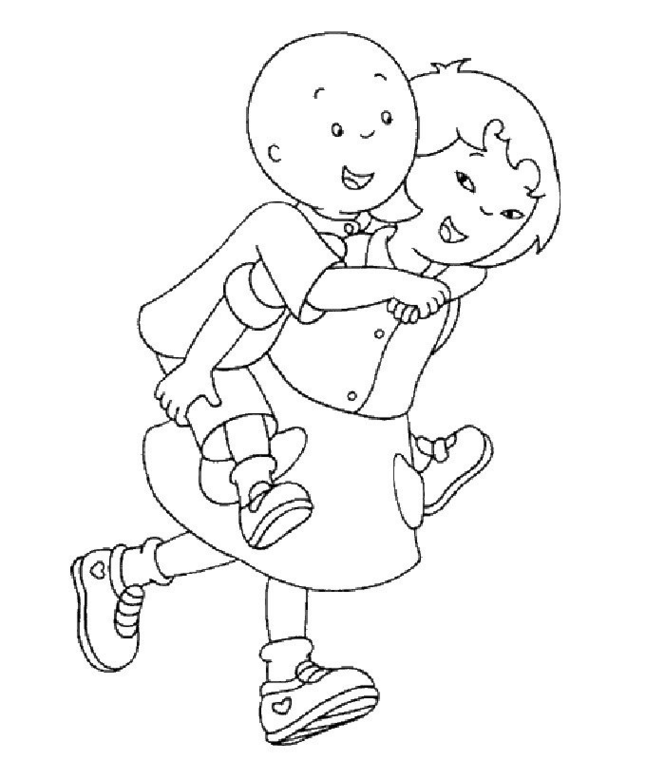 Caillou coloring images caillou coloring pages free – Kids 