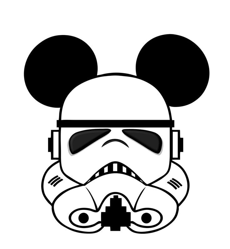 Star Wars Mickey head template | Things the boys like
